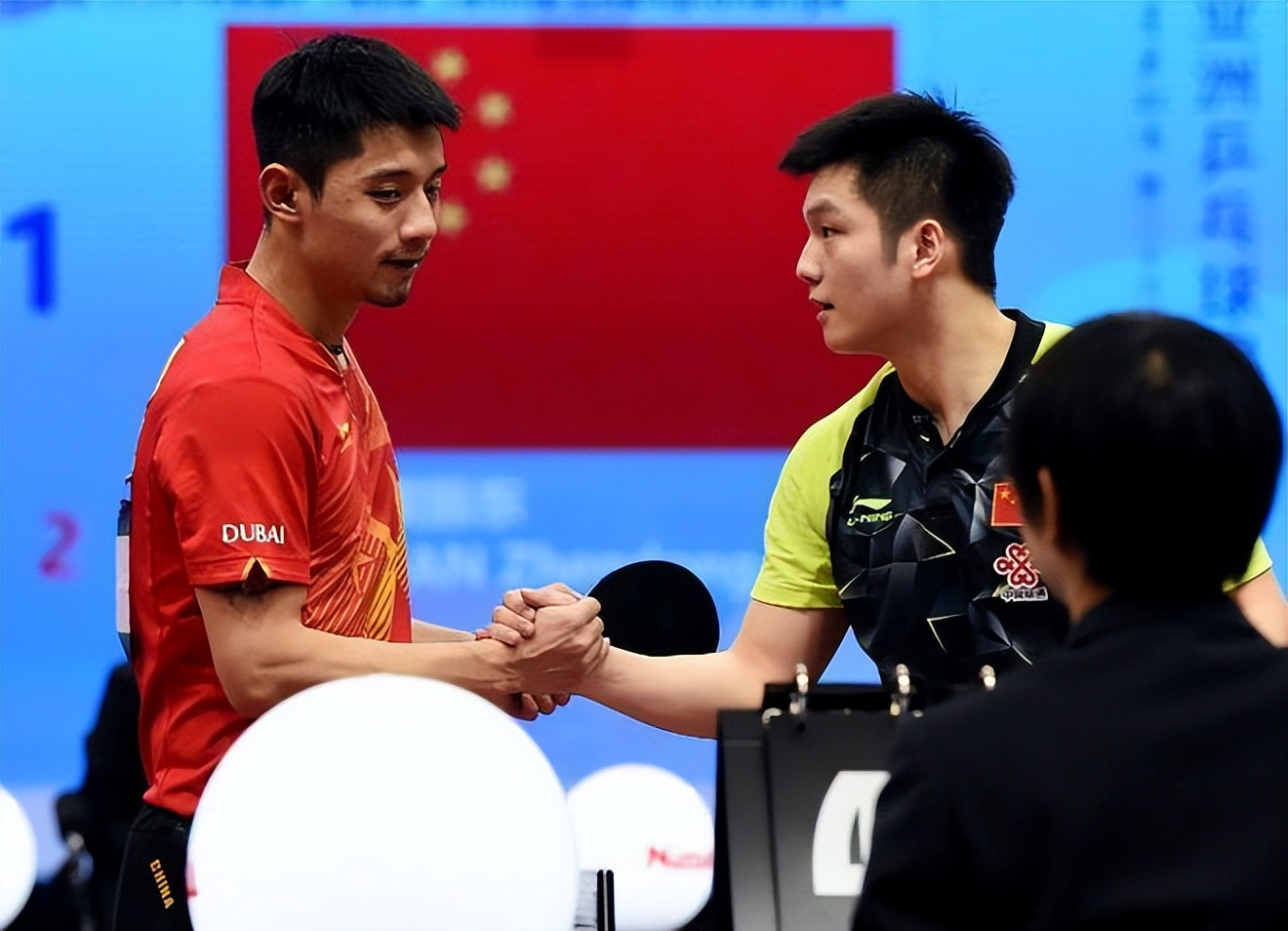 中国队鏖战德国队，张继科刷新纪录的简单介绍